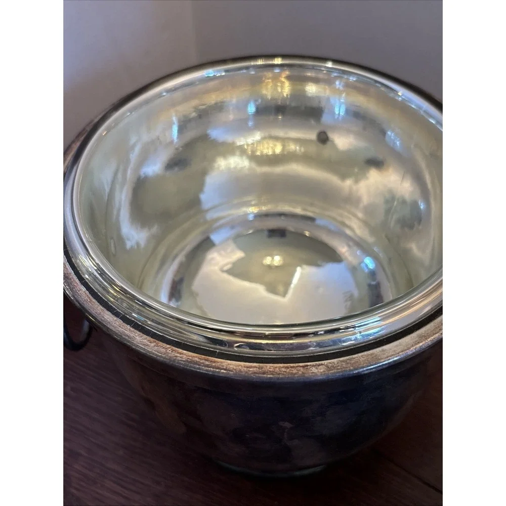 VTG Crosby E.P.C #2 Vacuum Sealed Ice Bucket With Lid, Lion Head Ring Handles